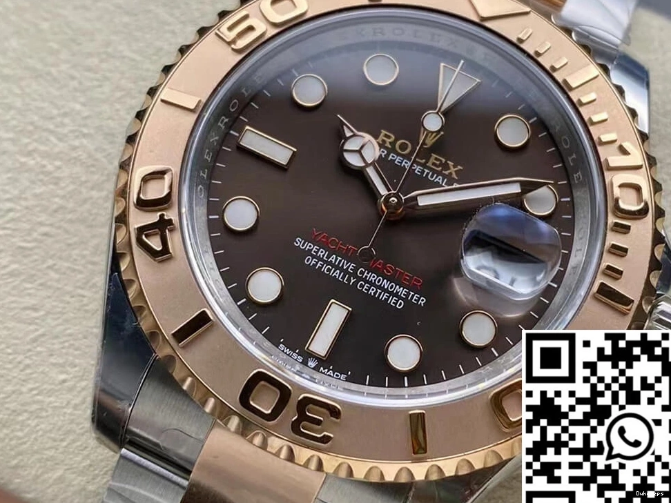 Gold Clean M126621-0001 Rolex Factory Yacht Master Rose 1205